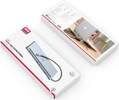 XO HUB010 USB TYPE-C MULTI-HUB 12IN1 (4 / 4)
