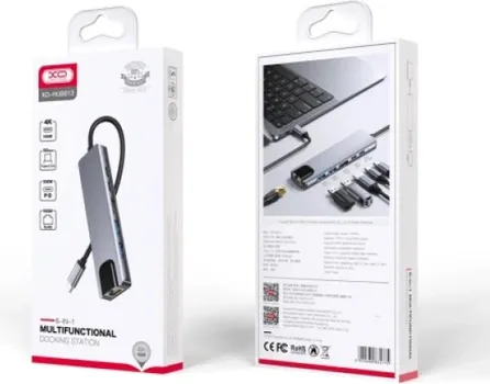 XO HUB013 USB TYPE-C MULTI-HUB 6IN1 (2 / 2)