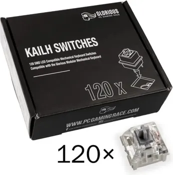 GLORIOUS KAILH SWITCH - SILVER LINEAR (120PCS) SWITCH-EVI ZA TASTATURU - BROJ KOMADA: 120 - LINEARNI & SILENT