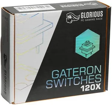 GLORIOUS GATERON SWITCHES CLEAR (120PCS) SWTICH-EVI ZA TASTATURU - BROJ KOMADA: 120 - BOJA: PROVIDNA