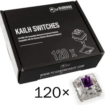 GLORIOUS KAILH SWITCHES - PURPLE TACTILE (120PCS) SWITCH-EVI ZA TASTATURU - BROJ KOMADA: 120 - TAKTILNI & SILENT