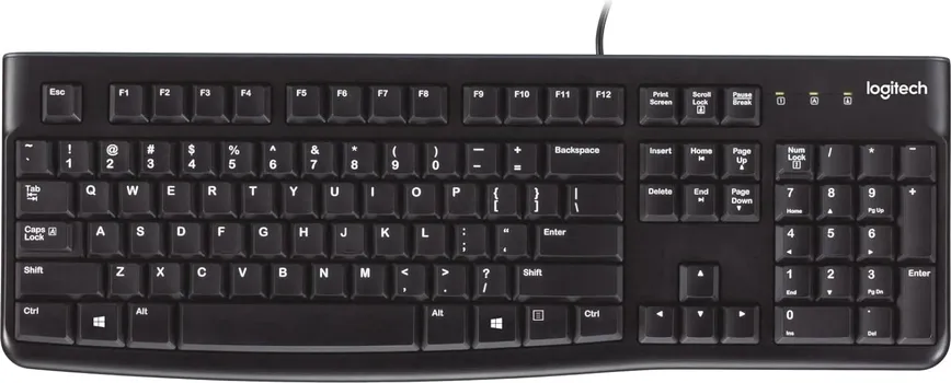 LOGITECH K120 TASTATURA ZICANA US CRNA (1 / 6)