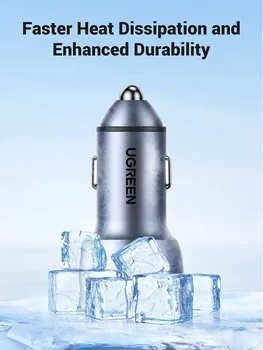 UGREEN AUTO PUNJAČ 2XUSB-C QC 3.0 40W (5 / 8)