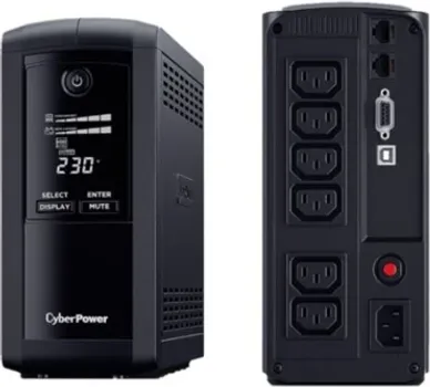 CYBERPOWER 700VA/390W VP700EILCD, LINE-INT., EURO, DESKTOP (3 / 4)