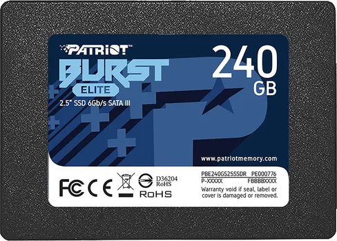 PATRIOT BURST ELITE 240GB / SSD 2.5 / SATA III PBE240GS25SSDR (1 / 5)