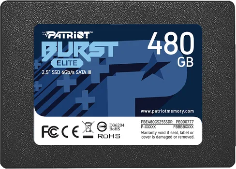 PATRIOT BURST ELITE 480GB / SSD 2.5 / SATA III PBE480GS25SSDR (1 / 9)