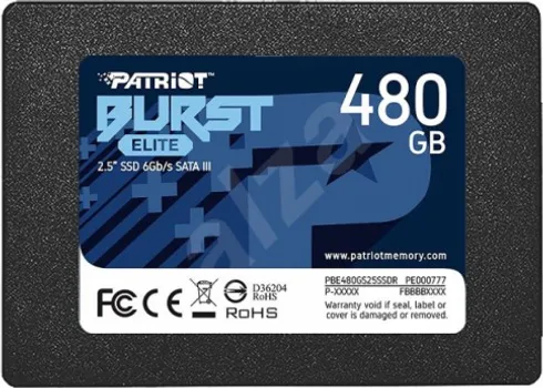PATRIOT BURST ELITE 480GB / SSD 2.5 / SATA III PBE480GS25SSDR (3 / 9)