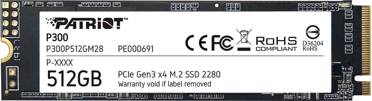 PATRIOT P300 512GB / SSD M.2 NVME P300P512GM28 (2 / 6)