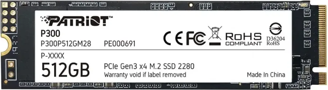 PATRIOT P300 512GB / SSD M.2 NVME P300P512GM28 (2 / 3)