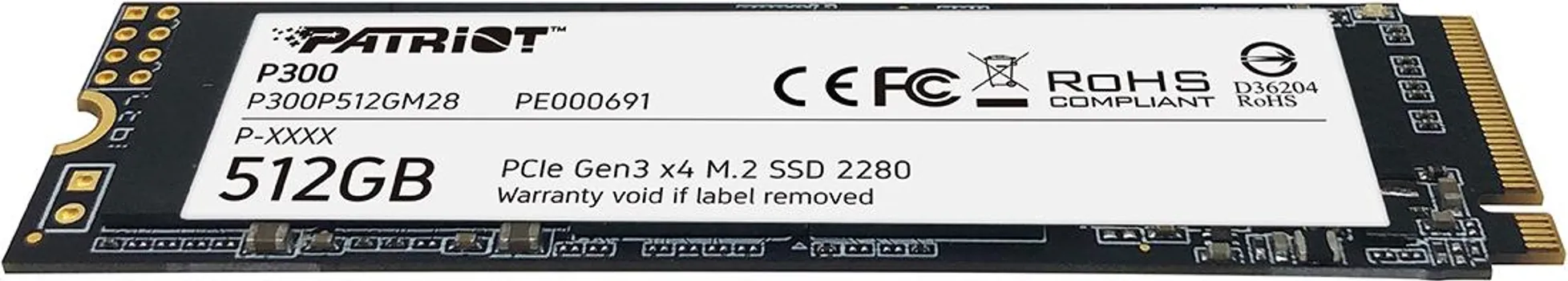 PATRIOT P300 512GB / SSD M.2 NVME P300P512GM28 (5 / 6)