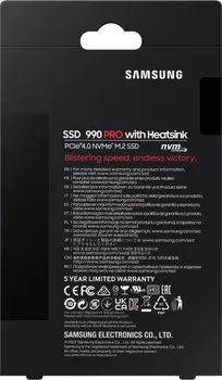 SAMSUNG 990 PRO 4TB / SSD M.2 NVME / HEATSINK (12 / 13)