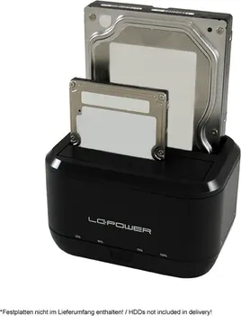 LC POWER USB 3.0 DOCKING STATION 2X2.5 + 2X3.5 SATA HDD CLONING FEATURE (2 / 3)