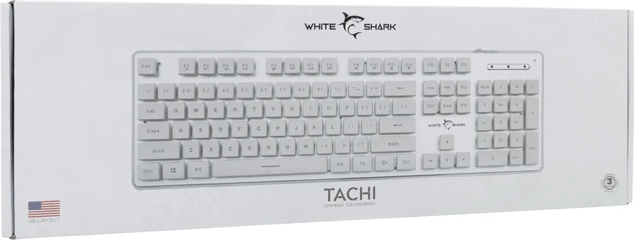 WHITE SHARK GAMING TASTATURA GK-3241 TACHI BIJELA - ANTI-GHOSTING MEMBRANSKA (4 / 4)