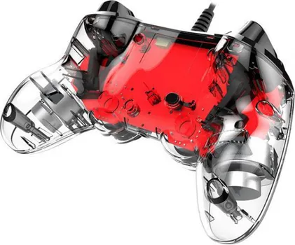 BIGBEN PS4 NACON COMPACT LIGHT WIRED CONTROLLER PROZIRNO-CRVENI (5 / 5)