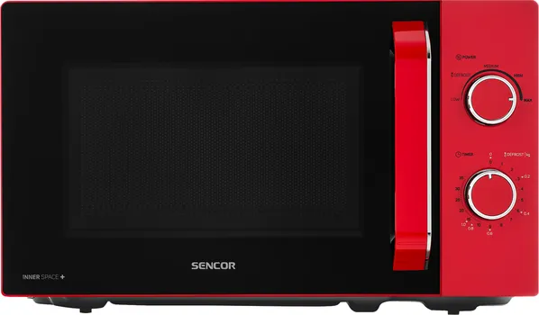SENCOR MIKROVALNA PEĆNICA SMW 1920RD CRVENA: 700W ZAPREMINA 20 L 5 NIVOA SNAGE (1 / 6)