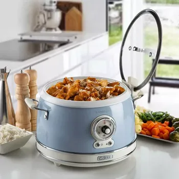 ARIETE MULTICOOKER AR2904BL VINTAGE 700W 3,5 LIT PLAVA