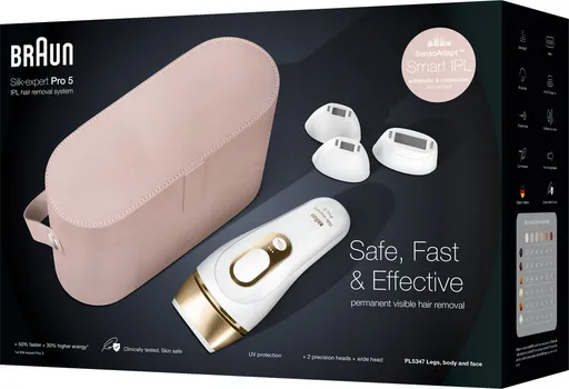 BRAUN EPILATOR IPL PL5347 LASERSKI, SILK·EXPERT PRO 5, 4 DODATKA (4 / 6)