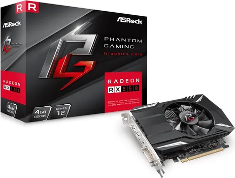 ASROCK GRAFIČKA KARTICA PHANTOM GAMING AMD RADEON RX 550 4GB GDDR5 (1 / 5)