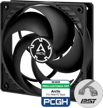 ARCTIC FAN P12 PWM PST PRESSURE-OPTIMISED, 120MM FAN WITH PWM PST (1 / 1)