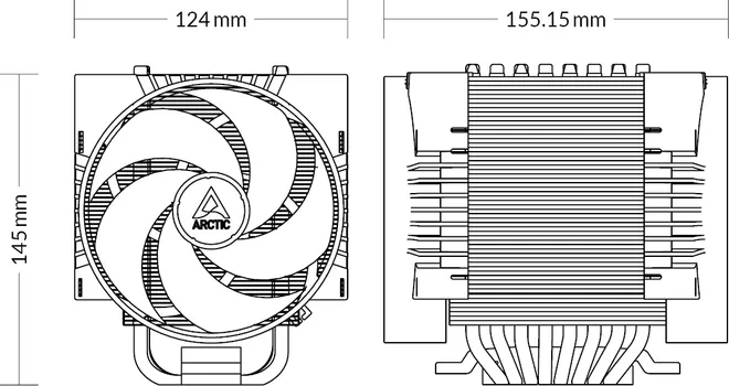 ARCTIC FREEZER 4U-M CPU COOLER (5 / 5)