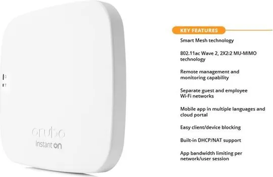 HPE ARUBA INSTANT ON AP-11 2X2:2 MU-MIMO, ACCESS POINT (1 / 1)