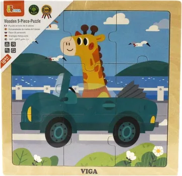 VIGA DRVENE PUZZLE AUTO - 9 KOM (1 / 1)