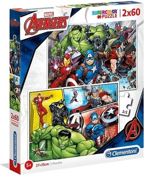 CLEMENTONI PUZZLE 2X60 AVENGERS (1 / 1)
