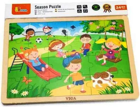 VIGA DRVENE PUZZLE PROLJEĆE - 24 KOM (1 / 1)