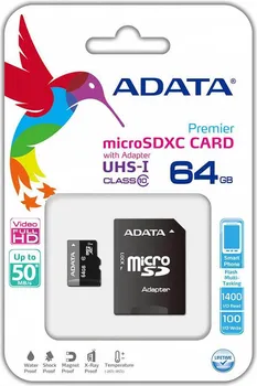 ADATA 64GB / SD CLASS 10 V10 (1 / 1)