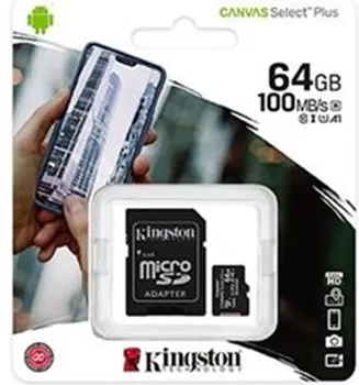 KINGSTON 64GB / SD CANVAS PLUS + ADP (1 / 1)