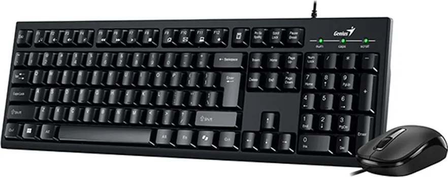 GENIUS KM-100SE USB YU CRNA TASTATURA+ USB CRNI MIŠ (1 / 3)