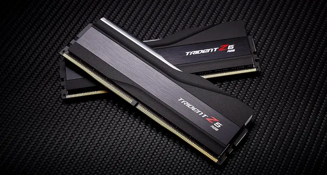 G.SKILL DIMM DDR5 32GB (2X16) / 6000MT/S F5-6000J3040F16GX2-TZ5RK TRIDENT Z5 RGB