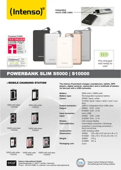 INTENSO POWERBANK SLIM 5000 (5 / 5)