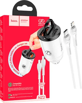 HOCO. NZ2 LINK, TYPE C-LIGHTNING, WHITE (1 / 5)