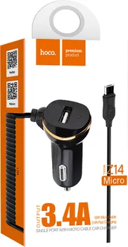 HOCO. Z14 SINGLE, MICRO USB, BK (2 / 6)