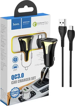 HOCO. Z31 UNIVERSE DOUBLE PORT, MICROUSB (1 / 5)