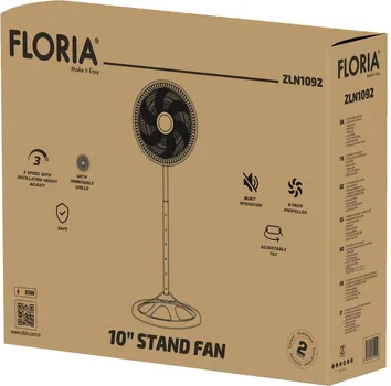 ZILAN / FLORIA VENTILATOR SA POSTOLJEM ZLN1092, 55W (3 / 5)