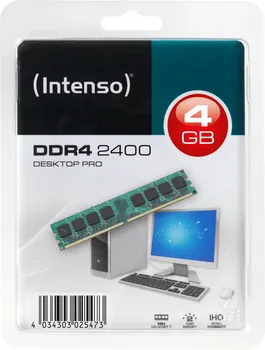 INTENSO DIMM DDR4 4GB / 2400MHZ (1 / 2)