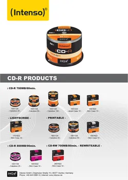 INTENSO CD-R700MB/25CAKE (3 / 3)