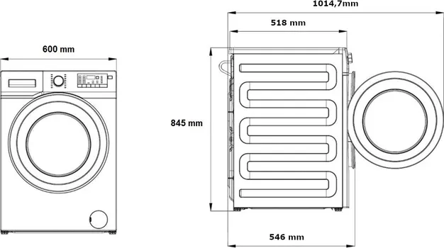 BEKO BM3WFSU49415WB [9KG] (3 / 8)