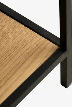 JYSK POLIČNI ELEMENT TRAPPEDAL 5 POLICA HRAST/CRNA (6 / 12)