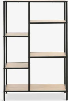 JYSK POLIČNI ELEMENT TRAPPEDAL 5 POLICA HRAST/CRNA (12 / 12)