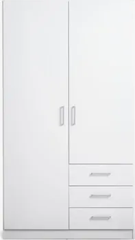 JYSK ORMAR FANDRUP 97X176 2 VRATA 3 LADICE BIJELA (10 / 13)