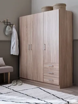 JYSK ORMAR FANDRUP 145X176 3 VRATA 3 LADICE BOJA SVIJETLOG HRASTA (2 / 13)