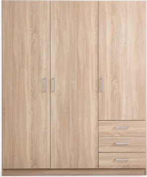 JYSK ORMAR FANDRUP 145X176 3 VRATA 3 LADICE BOJA SVIJETLOG HRASTA (10 / 13)