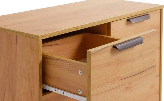 JYSK KOMODA JENSLEV 4 LADICE 1 VRATA HRAST (5 / 11)