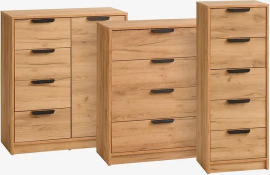 JYSK KOMODA JENSLEV 4 LADICE 1 VRATA HRAST (8 / 11)