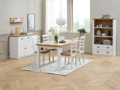 JYSK KOMODA MARKSKEL 3 VRATA BIJELA/BOJA HRASTA (25 / 31)