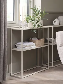 JYSK KONZOLNI STOLIĆ VIRUM 26X80 SA POLICOM BEŽ (2 / 6)