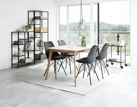 JYSK TRPEZARIJSKA STOLICA KLARUP CRNA UMJETNA KOŽA/CRNA (13 / 17)